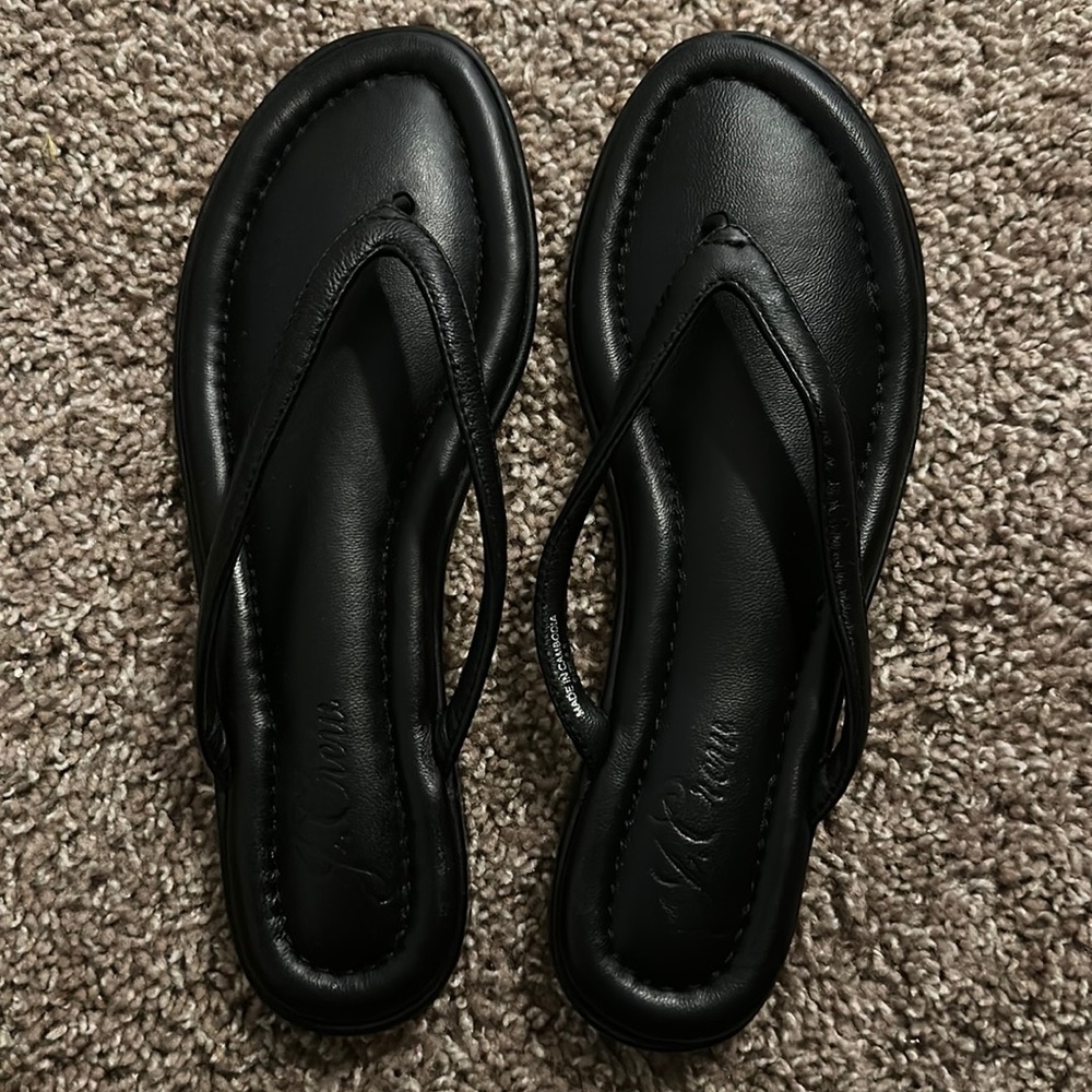 J Crew black sandals